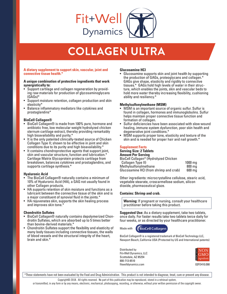 COLLAGEN ULTRA: Premium Collagen, Glucosamine, Hyaluronic Acid & MSM