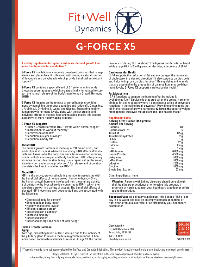 G-FORCE X5 Muscle Recovery & Building