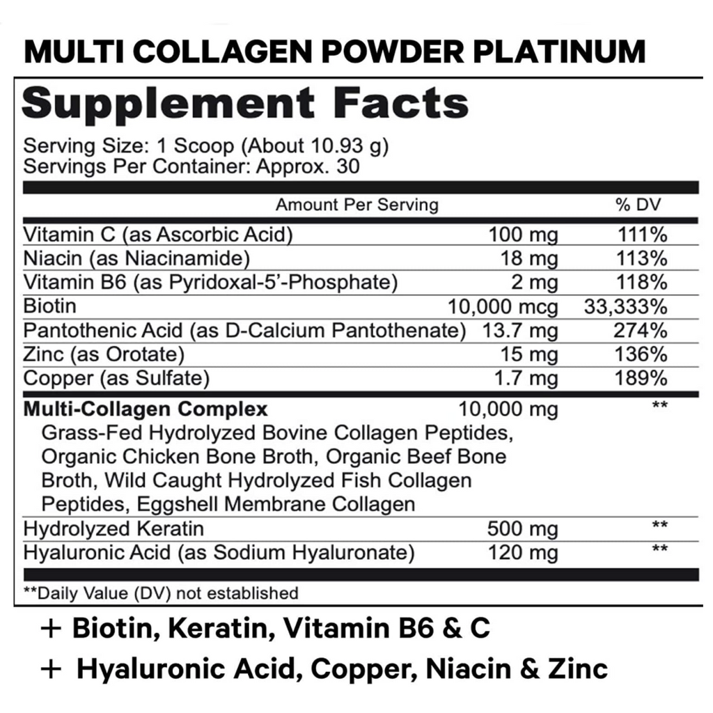 PLATINUM: Multi Collagen Peptides