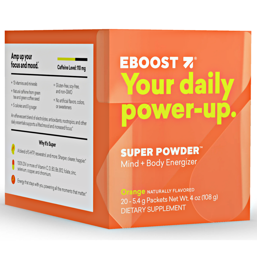 ORANGE SUPER POWDER: Mind + Body Energizer