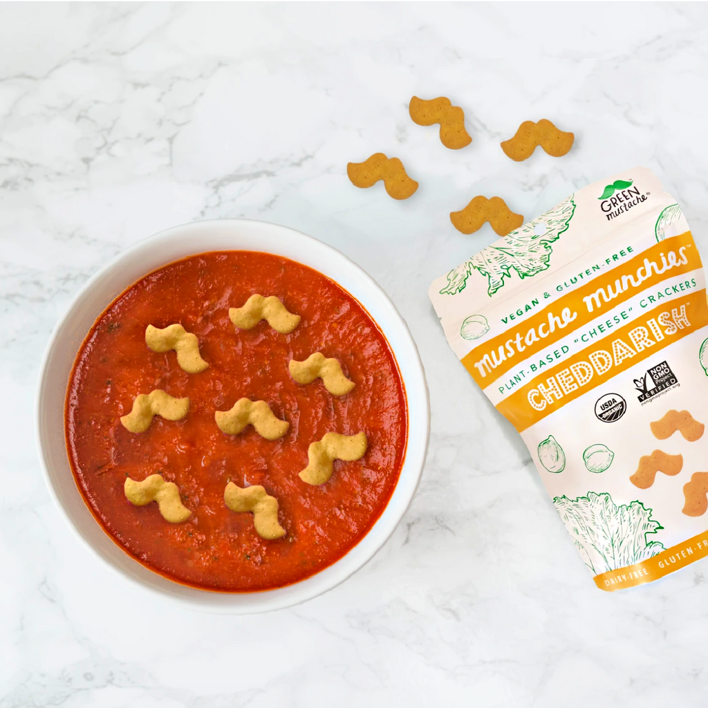 CHEDDARISH: Plant-Based "Cheese" Crackers