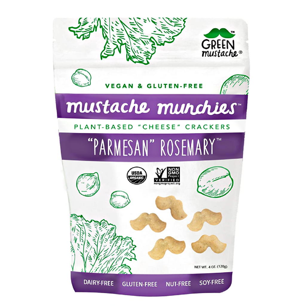 "PARMESAN" ROSEMARY: Plant-Based "Cheese" Crackers