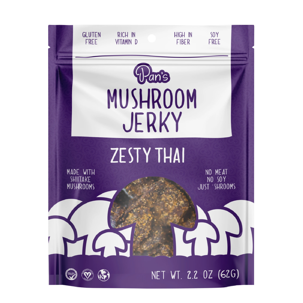 ZESTY THAI: Mushroom Jerky
