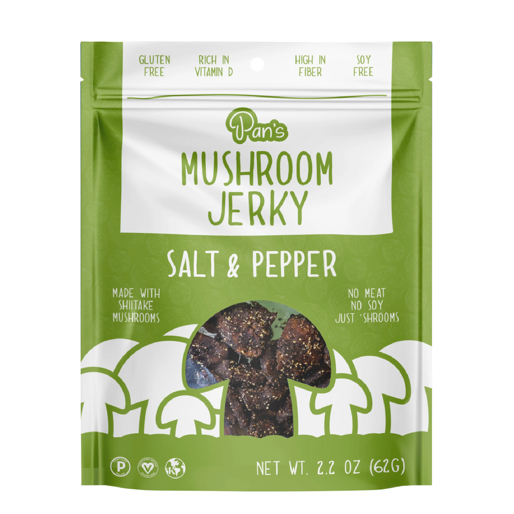 SALT & PEPPER: Mushroom Jerky