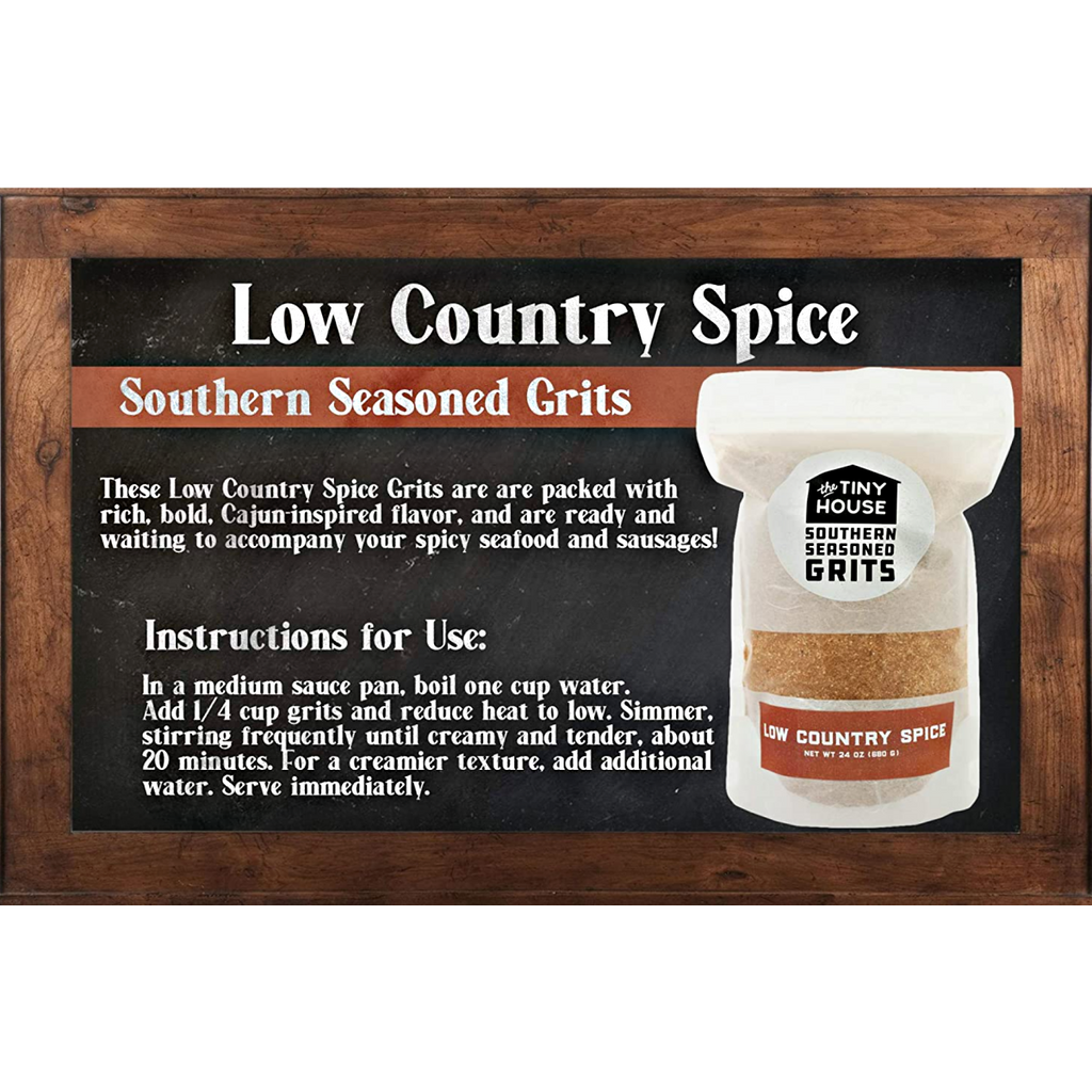 LOW COUNTRY SPICE: Southern Seasoned Grits