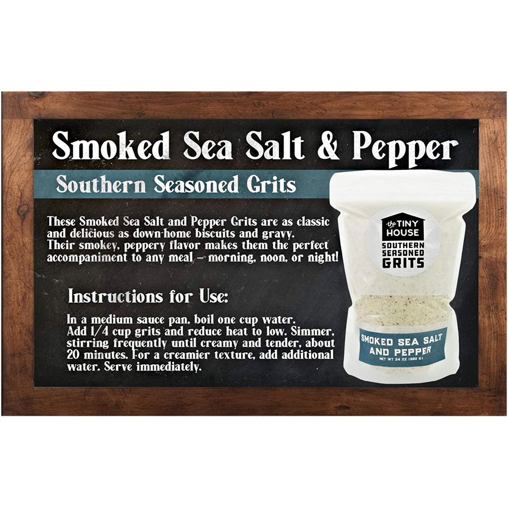 SMOKED SEA SALT & PEPPER: Southern Seasoned Grits