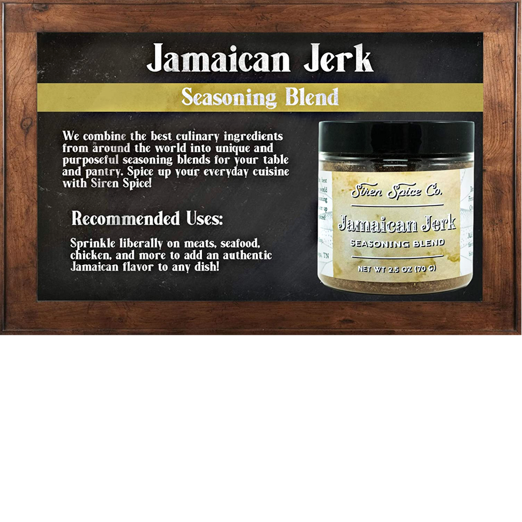 JAMAICAN JERK: Salt Free Seasoning Blend