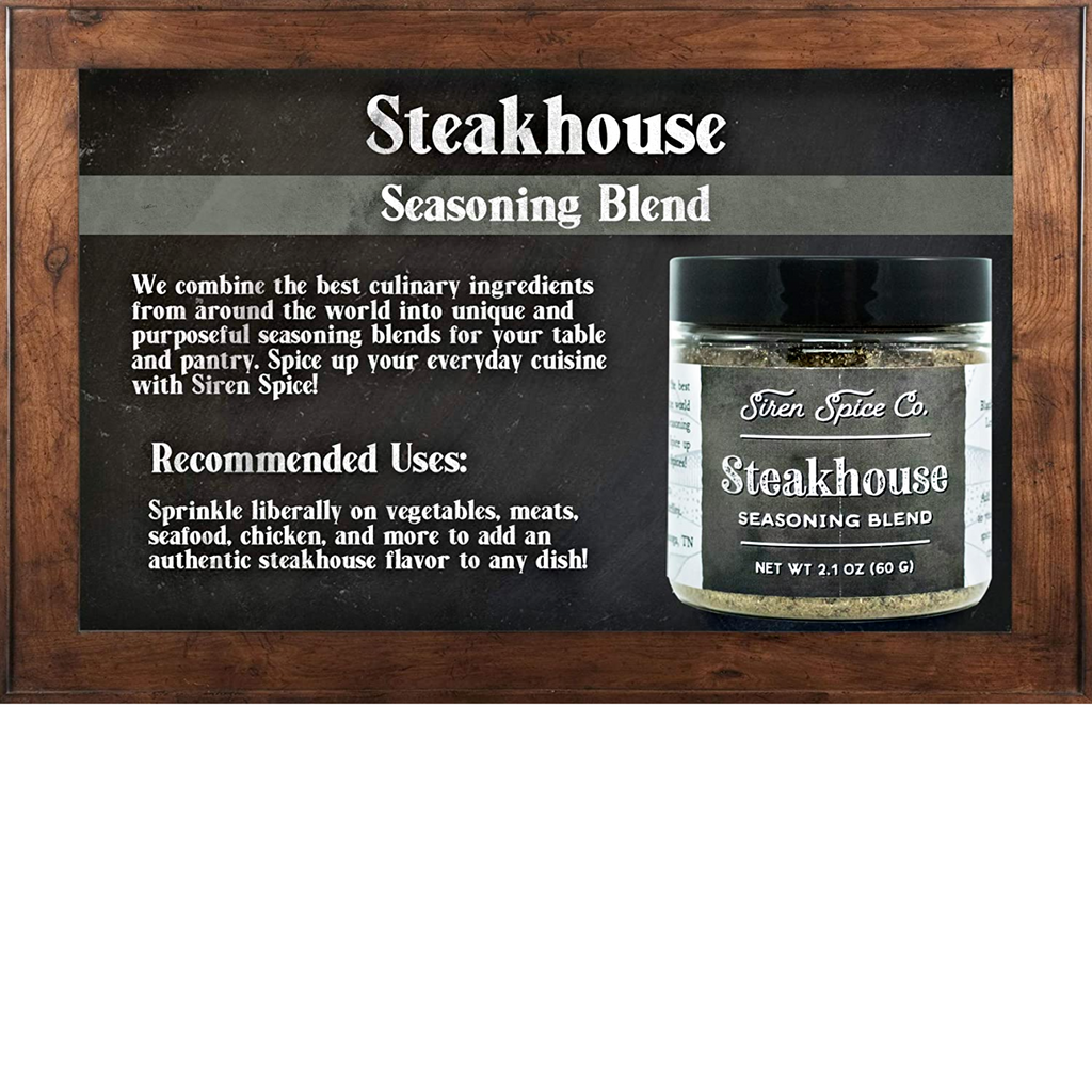 STEAKHOUSE: Salt Free Seasoning Blend