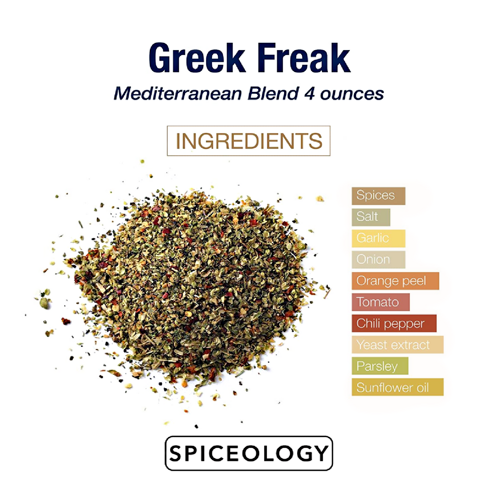 GREEK FREAK: Gourmet Mediterranean Rub & Seasoning